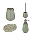 Set de accesorii de baie verde din ceramică Sermione – Wenko
