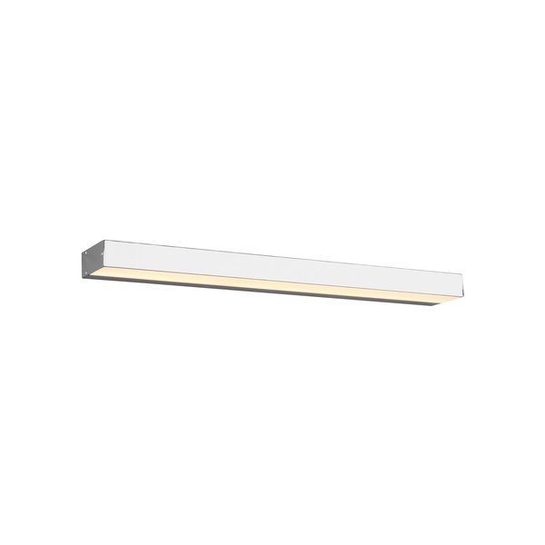 Aplică de perete argintiu-lucios LED (lungime 60 cm) Rocco – Trio-image-3