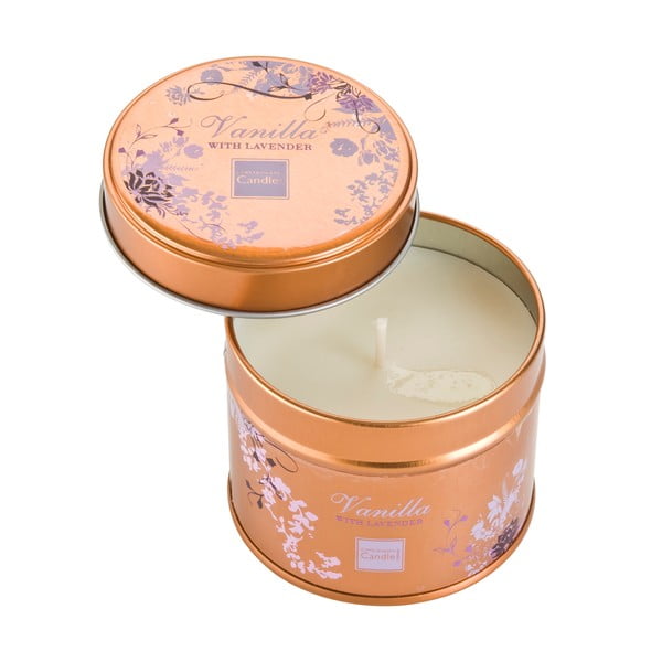 Lumânare parfumată în cutie Copenhagen Candles Vanilla with Lavender, 32 ore