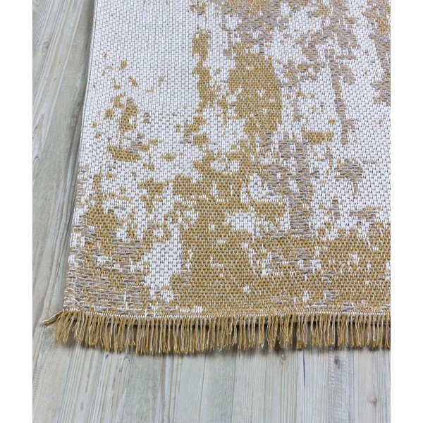 Covor din bumbac Oyo home Casa, 75 x 150 cm, galben-bej-image-3
