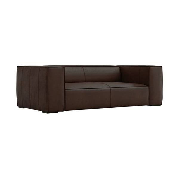 Canapea maro închis cu tapițerie din piele 212 cm Madame – Windsor & Co Sofas-image-2