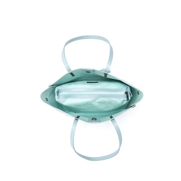 Geantă din piele Isabella Rhea Junipernus, albastră-image-3