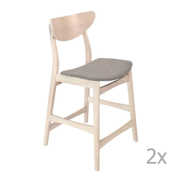 Set 2 scaune din lemn pentru bar RGE William