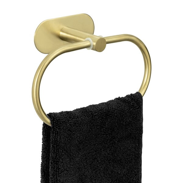 Suport pentru prosoape autoadeziv din oțel inoxidabil Orea Gold – Wenko-image-3