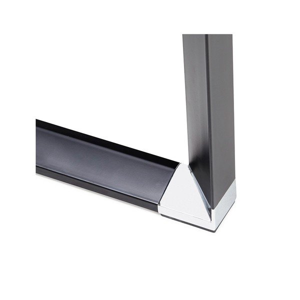 Birou cu blat cu aspect de lemn de nuc Kokoon Warner, negru-image-2