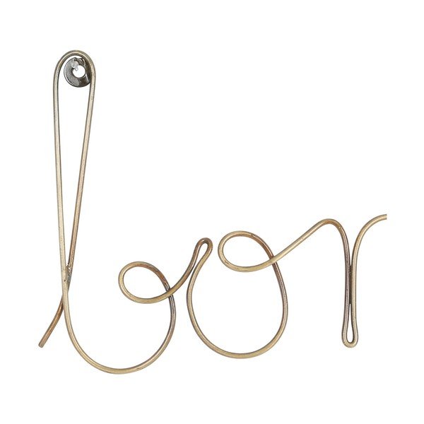 Decorațiune de perete din metal 49x14 cm Bon Appetit – Jardin d'Ulysse-image-1