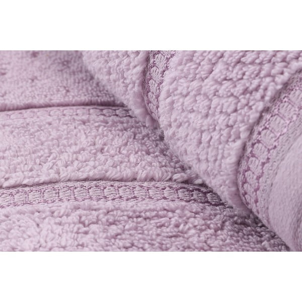 Set 2 prosoape din bumbac Foutastic Arella, 50 x 90 cm, violet-image-1