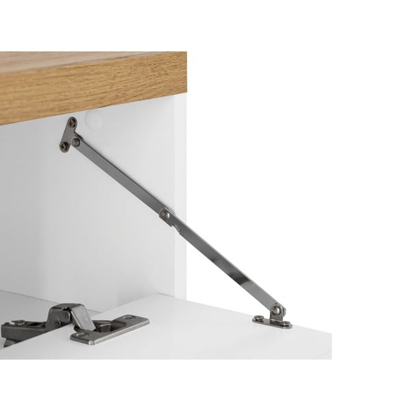 Dulap sub chiuvetă alb cu aspect de lemn de stejar 60x57 cm Thessa – Støraa-image-3