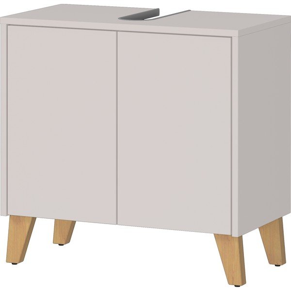 Dulap sub chiuvetă crem cu aspect mat 60x59 cm Arnea – Germania