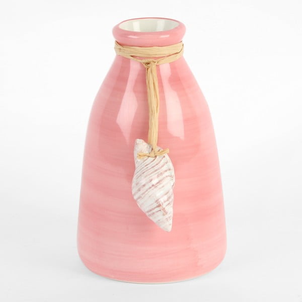 Vază Juliana Home Botanica Snails, ceramică, roz