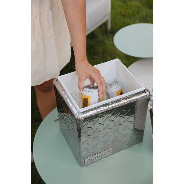 Cutie termoizolantă argintie 15 l Cooler Be Heavy – Zuiver-image-1