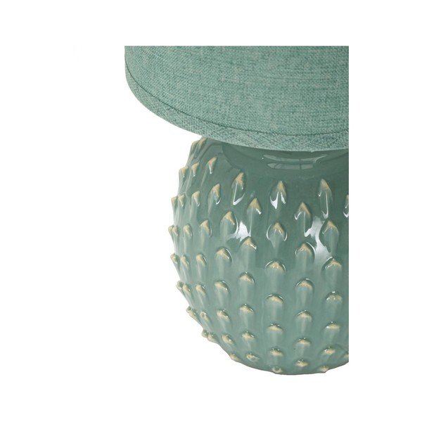 Veioză albastru-deschis din ceramică cu abajur textil (înălțime 27 cm) Pontus – Mauro Ferretti-image-2