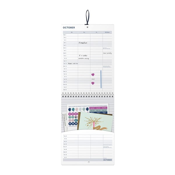Calendar pentru cupluri 13 pag. Navy Marble – Busy B-image-4