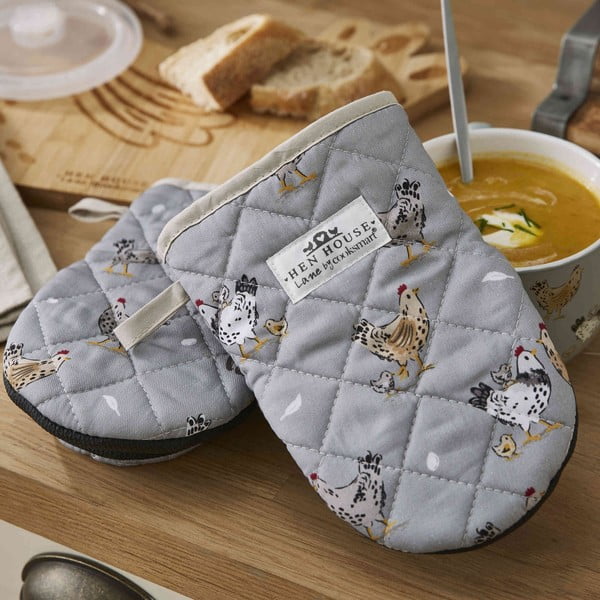 Set de mănuși de bucătărie 2 buc. din bumbac Hen House – Cooksmart ®-image-4
