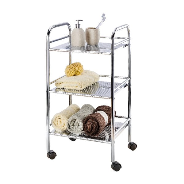 Raft mobil din metal argintiu 41x75 cm - Wenko-image-2