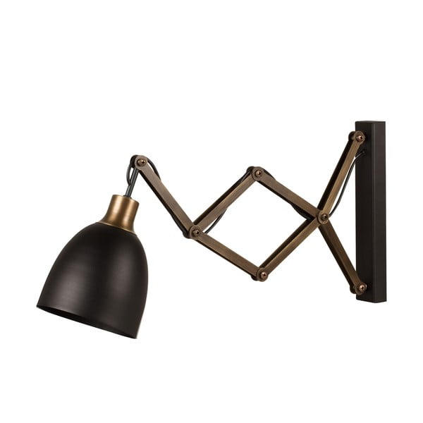 Aplică de perete neagră/bronz ø 16 cm Pulia – Opviq lights-image-3