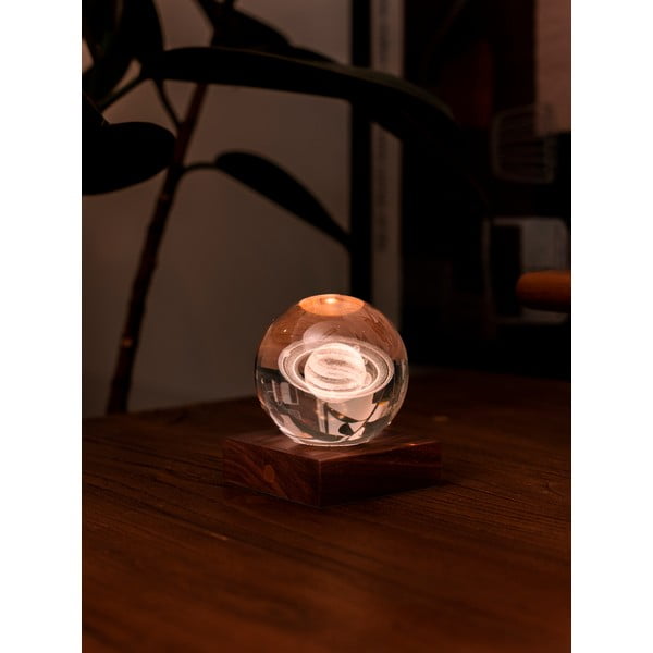 Decorațiune luminoasă maro închis cu USB Amber – Gingko-image-3