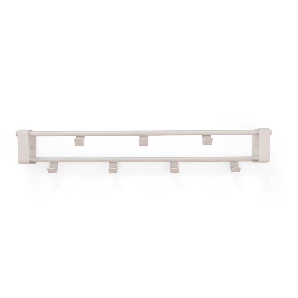 Cuier de perete taupe cu raft din oțel 60 cm Rex – Spinder Design