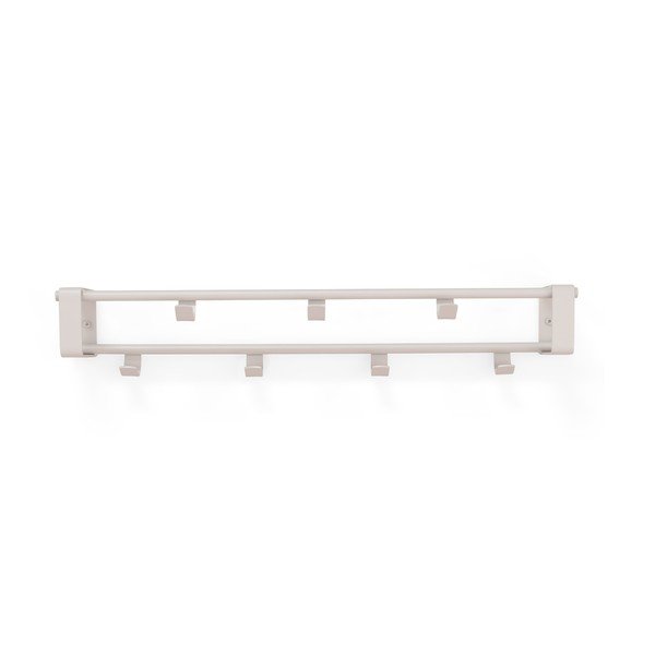 Cuier de perete taupe cu raft din oțel 60 cm Rex – Spinder Design