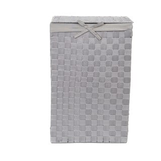 Coș de rufe cu capac Compactor Laundry Linen, înălțime 60 cm, gri