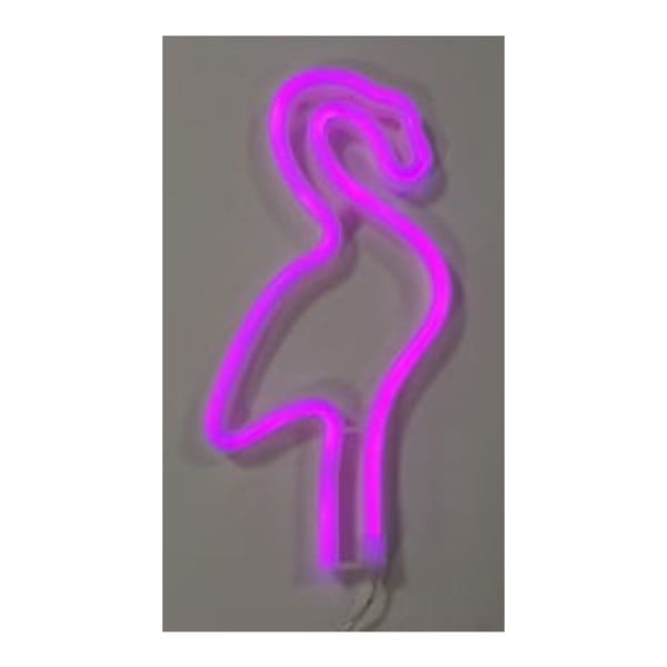 Decorațiune cu lumini LED în formă de flamingo Gift Republic Flamingo