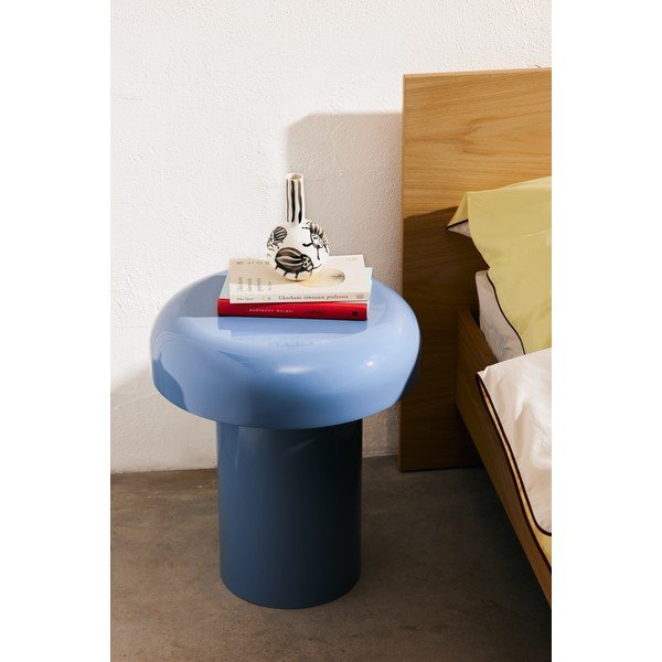 Măsuță auxiliară rotundă din metal ø 40 cm Miko – noo.ma-image-1