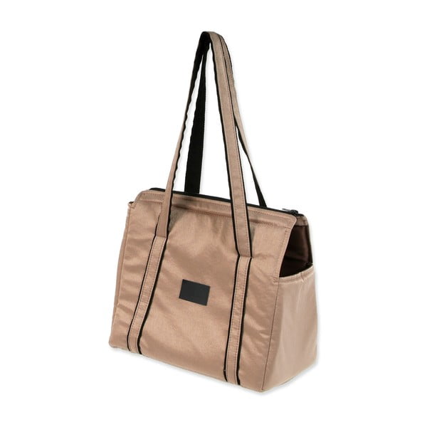 Geantă de transport aurie pentru câini Dog Fantasy Platinum – Plaček Pet Products