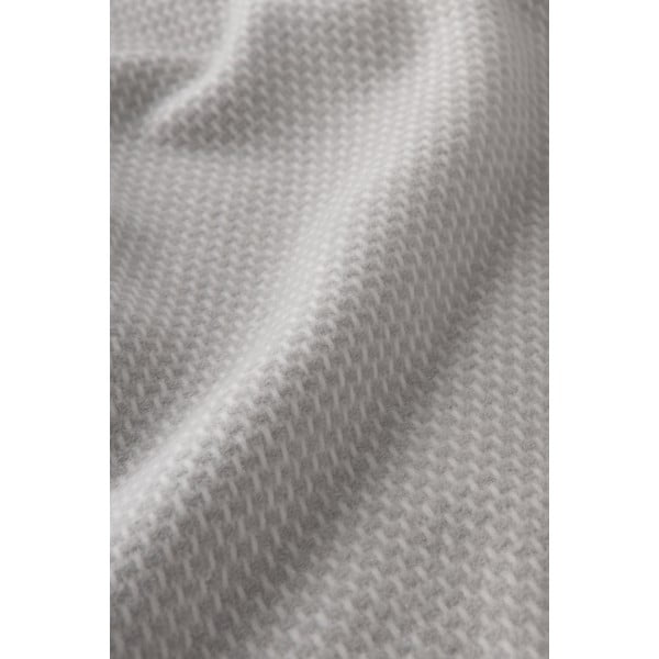 Pled din amestec de bumbac Euromant Zen, gri, 140 x 180 cm-image-2