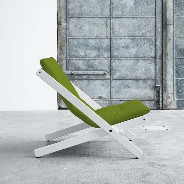 Fotoliu pliant Karup Boogie White/Lime-image-1