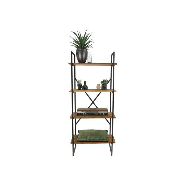 Police din lemn de tec HSM collection Storage Rack-image-1
