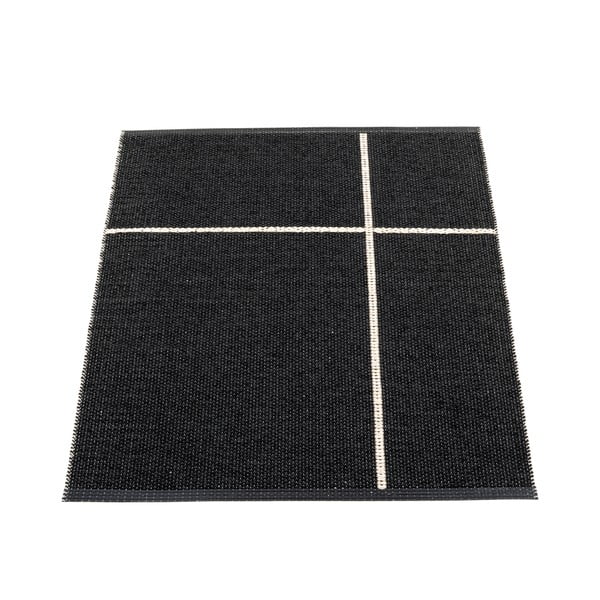 Covor pentru exterior și interior negru 70x90 cm Fred Black – Pappelina