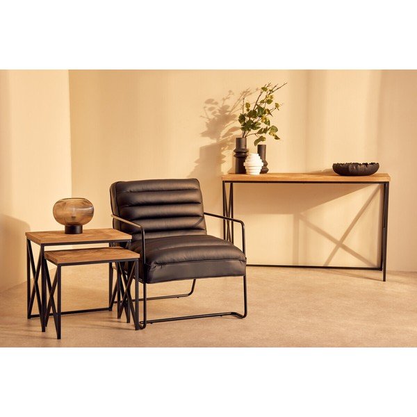 Masă consolă în culoare naturală din lemn de brad 48x120 cm Kickford – Premier Housewares-image-3