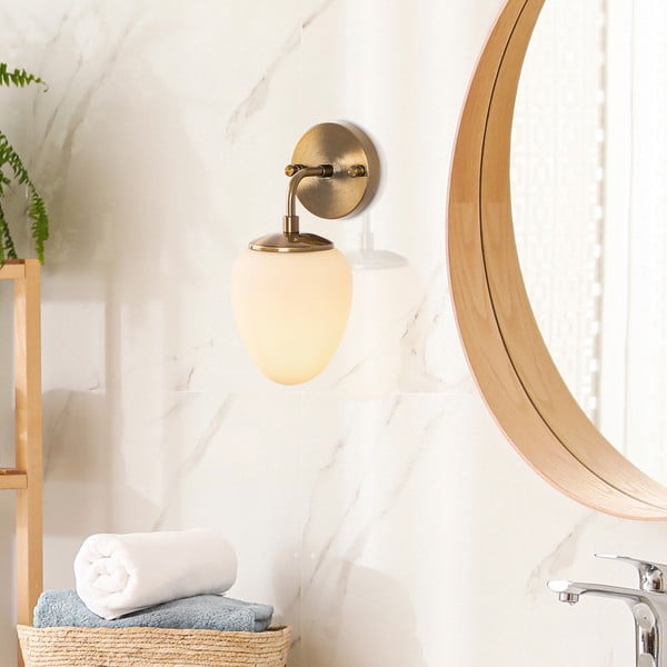 Aplică de perete bronz ø 12 cm Nassao – Opviq lights-image-3