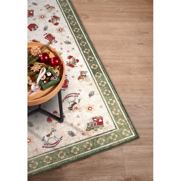 Covor verde din amestec de bumbac 160x230 cm cu model de Crăciun Toy's Delight Green Christmas – Villeroy&Boch-image-2