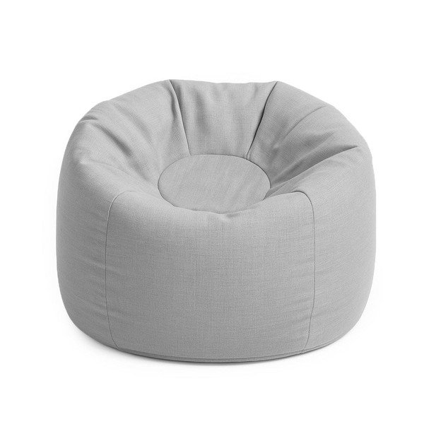 Fotoliu puf pentru copii gri deschis Outzy – Meowbaby
