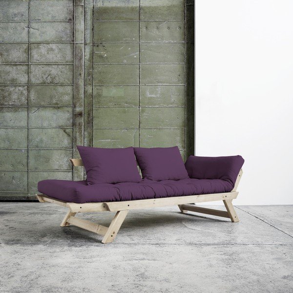Canapea extensibilă Karup Bebop Natural/Purple-image-4