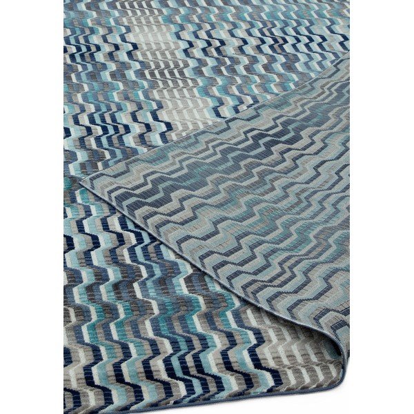 Covor Asiatic Carpets Wave, 160 x 230 cm, albastru-image-1