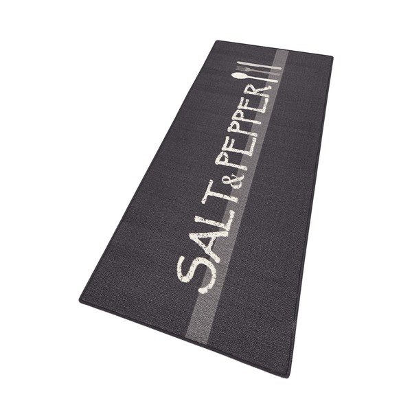 Covor tip traversă de bucătărie Hanse Home  Salt & Pepper, 67x180 cm, gri-image-2