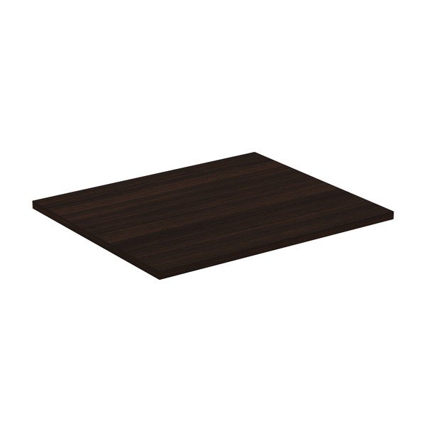 Blat sub chiuvetă maro închis cu aspect de lemn de stejar 60x51 cm i.Life B – Ideal Standard-image-1