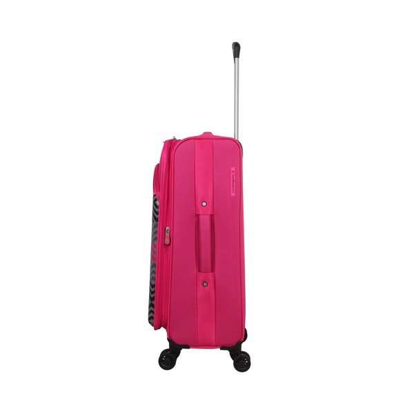 Set 3 trolere cu 4 roți Lulucastagnette Peruana, magenta-image-2