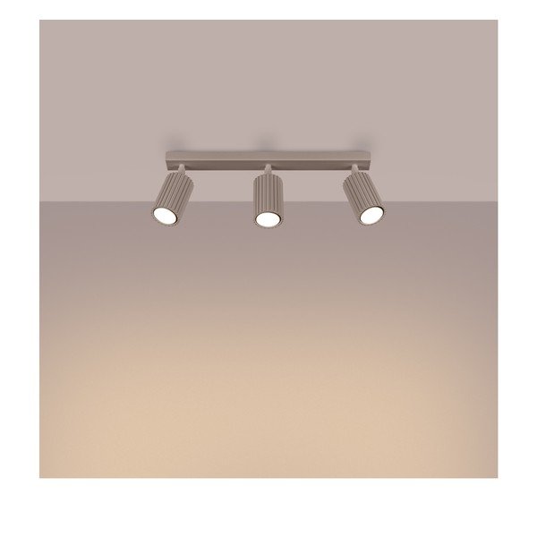 Spot taupe din metal 6,5x45 cm Gleam – Sollux-image-1