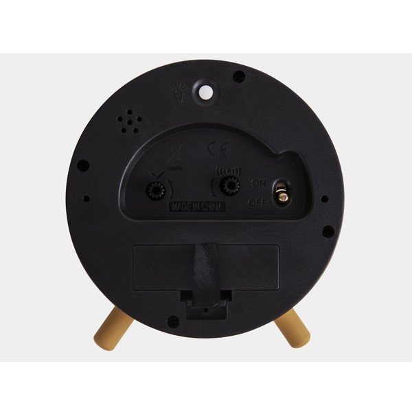 Ceas deșteptător din metal Karlsson Index, ø 11 cm, galben muștar-image-3