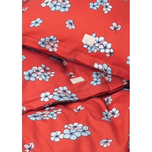 Lenjerie de pat cărămizie din bumbac satinat pentru pat dublu/extinsă 200x220 cm Grand Pleasantly – JUNA-image-3