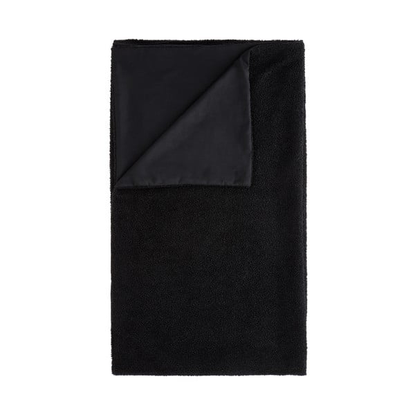 Cuvertură neagră din material bouclé 180x200 cm Cosy Boucle – Catherine Lansfield-image-1