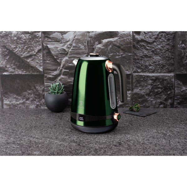 Ceainic electric verde de 1,7 l Emerald Collection - BerlingerHaus-image-1