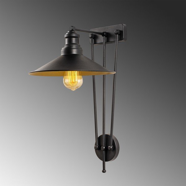 Aplică metalică Opviq lights Roso, negru-image-1