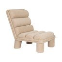 Fotoliu bej cu tapițerie din țesătură bouclé Fern – Dutchbone