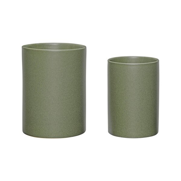 Ghivece 2 buc. din ceramică ø 18 cm Edna – Hübsch