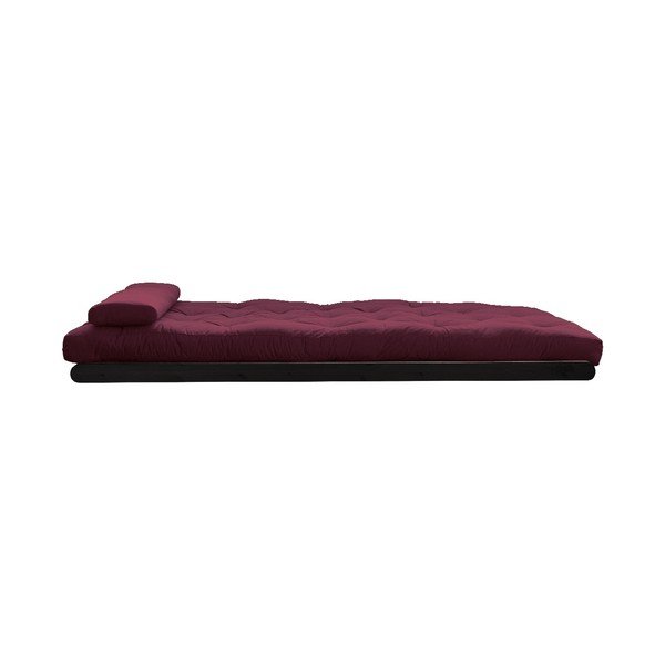 Șezlong variabil cu 2 locuri KARUP Design Figo Black, roșu închis-image-4
