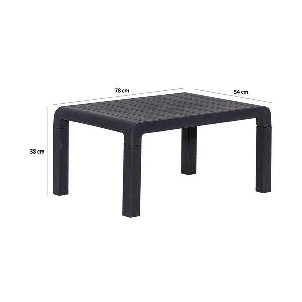 Set mobilier de grădină gri antracit pentru două persoane Lara – Floriane Garden-image-4